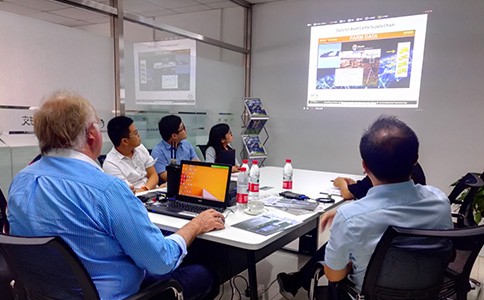 澳大利亚ICT INTERNATIONAL公司CEO Peter Cull博士来华访问点将科技